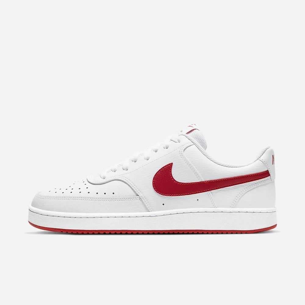 Sneakers Nike Court Vision Low Blanche 3428-560 White/University Red Homme | DWB-73951103